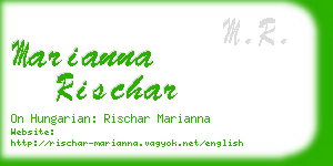 marianna rischar business card